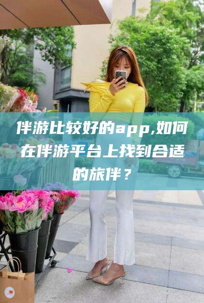 张北伴游比较好的app,如何在伴游平台上找到合适的旅伴？